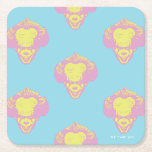 IT   Pennywise Pastel Head Pattern Square Paper Coaster