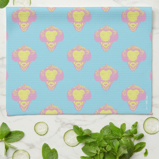 IT | Pennywise Pastel Head Pattern Tea Towel (Folded)
