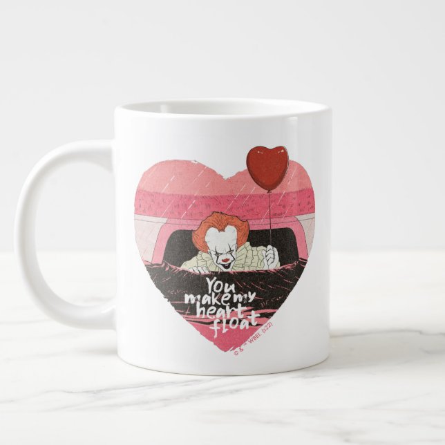 IT | Pennywise - You Make My Heart Float Large Coffee Mug (Left)