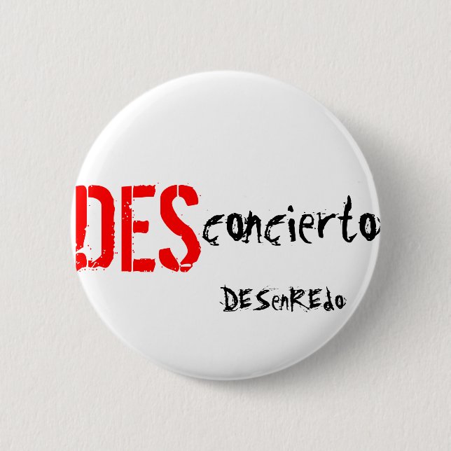 it plates Disagreement Disentanglement 6 Cm Round Badge (Front)