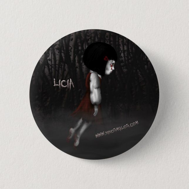 It plates Lycia 6 Cm Round Badge (Front)