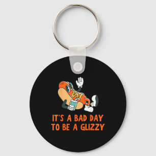 It’s A Bad Day To Be A Glizzy 4th Of July Hot Dog Key Ring