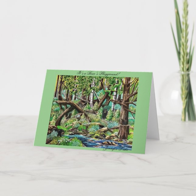 It’s a Bear’s Playground Card (Front)