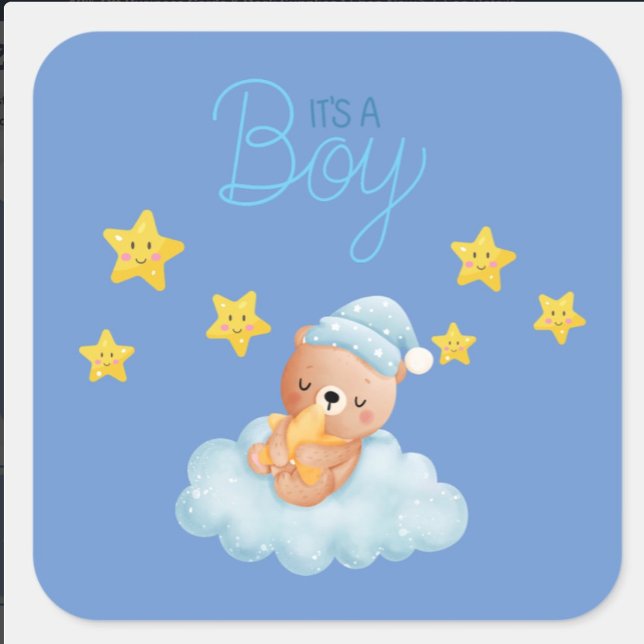 It’s a Boy Announcement Sticker  (Creator Uploaded)