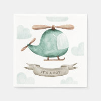 It’s a Boy Baby Shower | Helicopter Vehicle Pilot