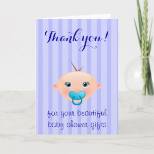 It´s a Boy - Baby Shower Thank You Card