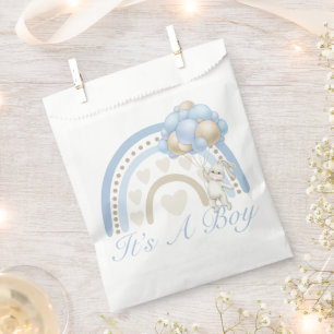 It’s a Boy Blue Pastel Rainbow Baby Shower Favour Bags