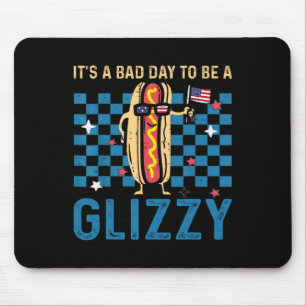 It’s A D Day To Be A Glizzy 4th Of July Usa Flag C Mouse Pad