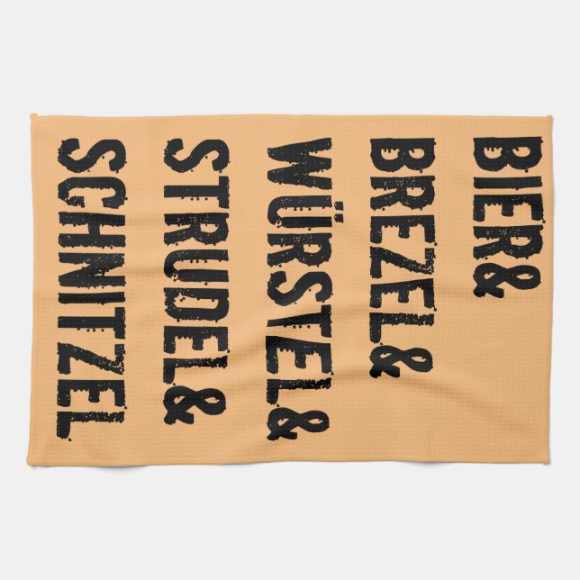 It`s a German thing!   Tea Towel (Horizontal)