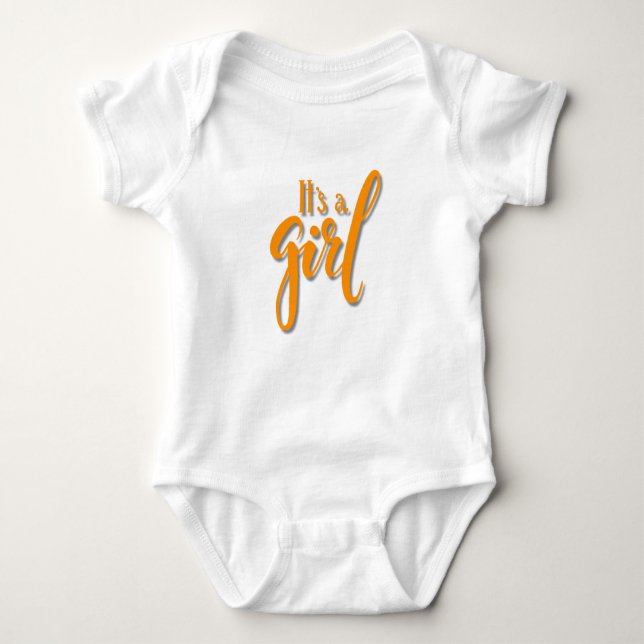 It’s a girl baby  bodysuit (Front)