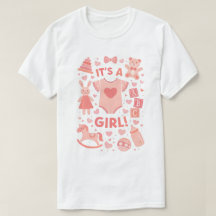 It’s a Girl – Modern Celebration Women’s T‑Shirt