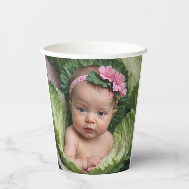 It’s a Girl Paper Cups (Front)