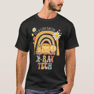 It s A Good Day For X ray Tech Groovy Hippie Retro T-Shirt