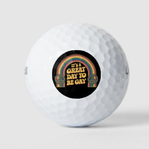 It’s A Great Day To Be Gay LGBTQ Pride Month Queer Golf Balls