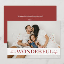It’s A Wonderful Life Red Photo