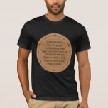 It’s about time clock nature exercise health-brown T-Shirt<br><div class="desc">This design is about taking a break from sitting in a chair all daylong and getting outdoors for a few minutes.</div>