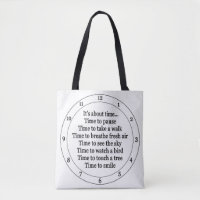 It’s about time clock nature exercise health-white