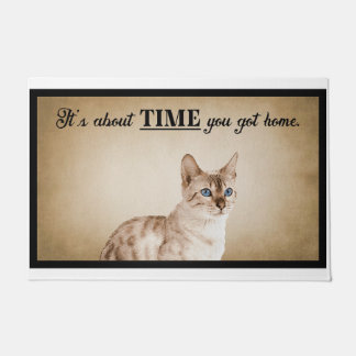 It’s About Time You Got Home American Cat Doormat