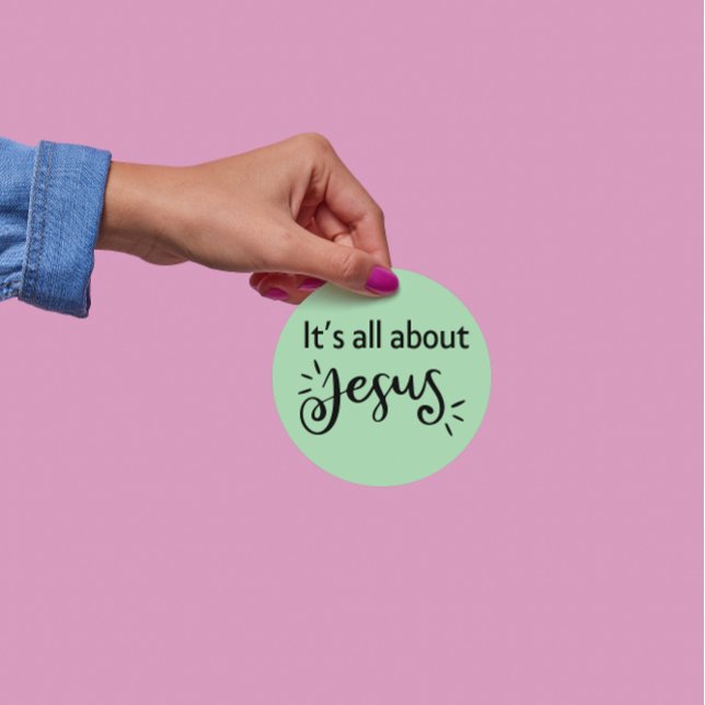 It’s All About Jesus – Christmas Sticker #05 (Creator Uploaded)