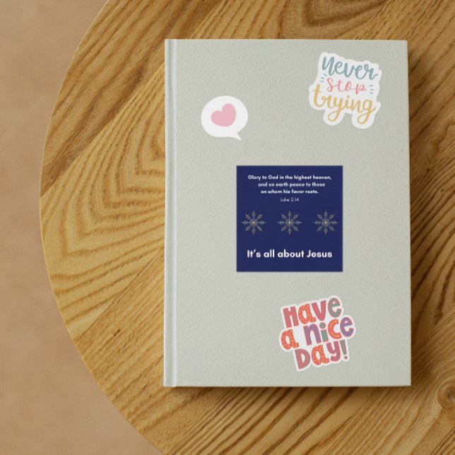 It’s All About Jesus – Christmas Sticker #13 (Creator Uploaded)