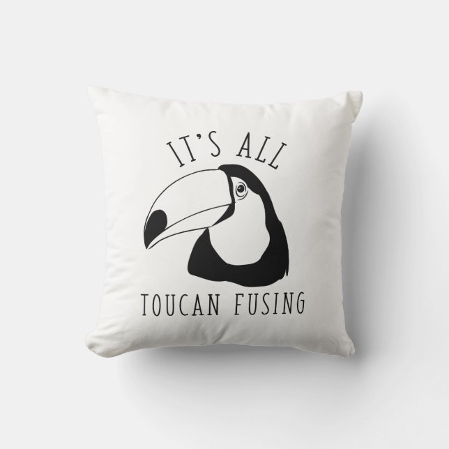 It’s All Toucan Fusing Cushion (Front)