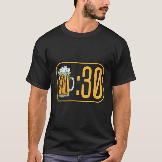 It S Beer Time Beer Drinker Beer T-Shirt (Front)