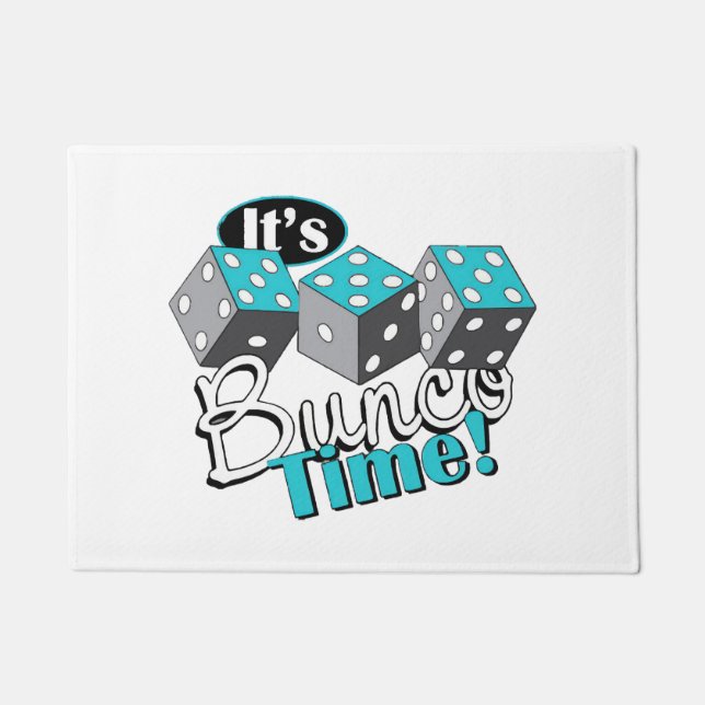 It s Bunco Time! Doormat (Front)