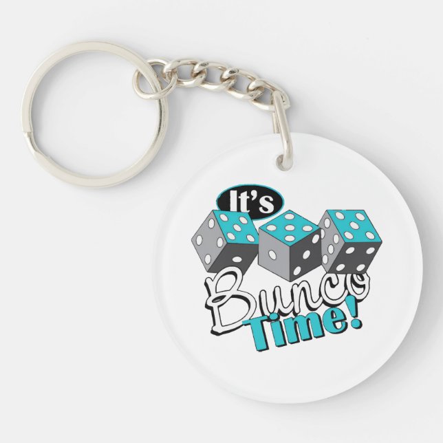 It s Bunco Time! Key Ring (Front)