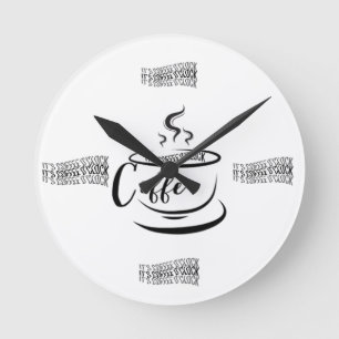 It’s Coffee O’clock Round Clock