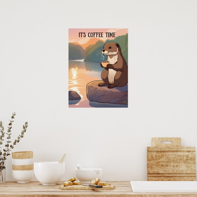 It’s coffee time wall art decor  (Kitchen)