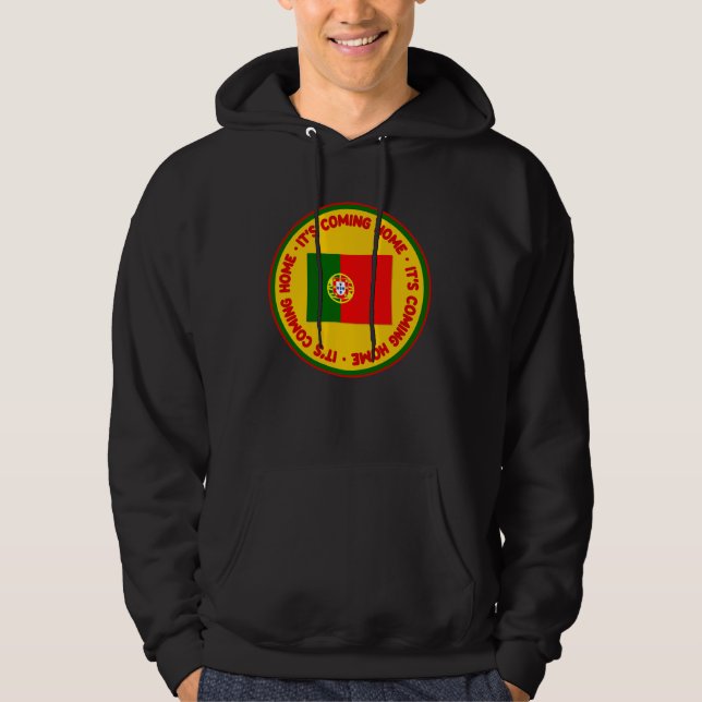 It’s Coming Home - Portugal - World Cup Football  Hoodie (Front)