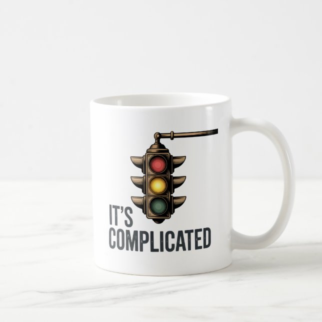 It’s Complicated | Mixed Signals & Dating Humor   Coffee Mug (Right)