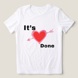 It’s Done Heart Graphic T-Shirt Tri-Blend Shirt