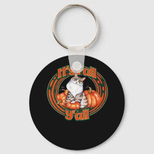 It’s Fall Y’all And Pumpkins Key Ring