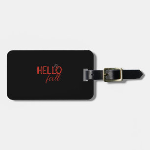 It’s Fall Y’all Autumn Leave Design Cute Pumpkin F Luggage Tag