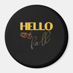 It’s Fall Y’all Autumn Leaves Cute Pumpkin Vintage Magnet