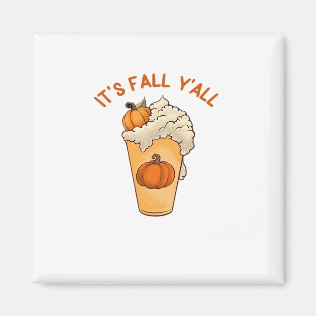 It’s Fall Y’all Classic Retro Magnet (Front)