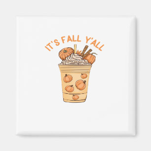 It’s Fall Y’all Cool Retro Magnet