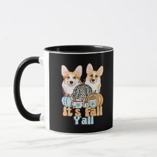 It’s Fall Y’all Corgis Unique Aesthetic Mug