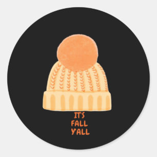 It’s Fall Y’all Creative Casual Classic Round Sticker