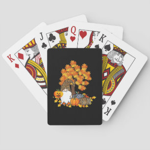 It’s Fall Y’all Cute Gnomes Pumpkin Autumn Playing Cards