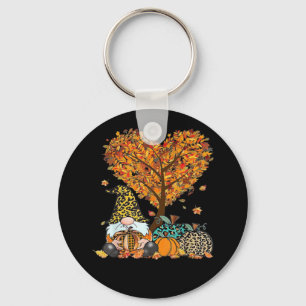 It’s Fall Y’all Cute Gnomes Pumpkin Autumn Tree Fa Key Ring