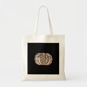 It’s Fall Y’all Cute Leopard Print Pumpkin Fashion Tote Bag