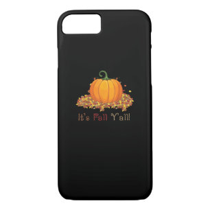 It’s Fall Y’all Cute Pumpkin Autumn Tree Fall Leav Case-Mate iPhone Case