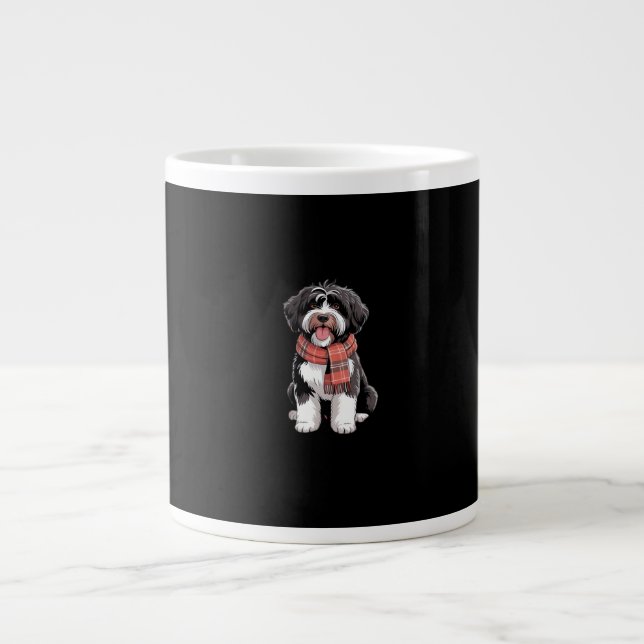 It’s Fall Y’all Cute Schnoodle Autumn Tree Fall Le Large Coffee Mug (Front)