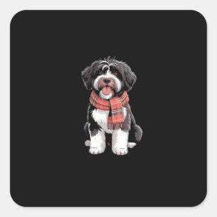 It’s Fall Y’all Cute Schnoodle Autumn Tree Fall Le Square Sticker