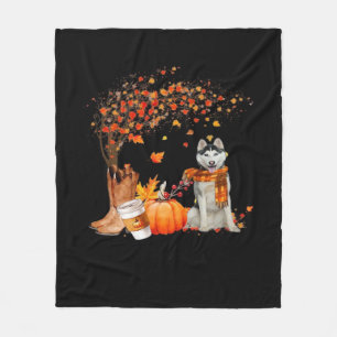 It’s Fall Y’all Dog Thanksgiving Halloween Aesthet Fleece Blanket