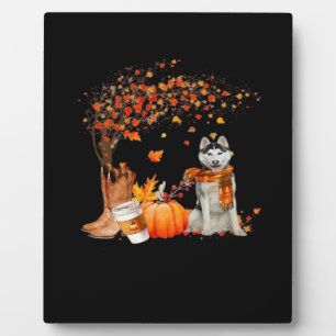 It’s Fall Y’all Dog Thanksgiving Halloween Aesthet Plaque