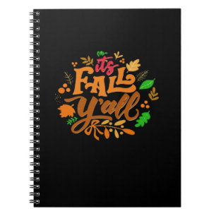 It’s Fall Y’all Essential Retro Classic Notebook