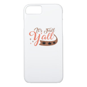 It’s Fall Y’all, Fall Pumpkin Skeleton Creepy Leaf Case-Mate iPhone Case